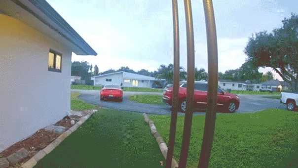 Florida small plane crash captured on dramatic home security video
