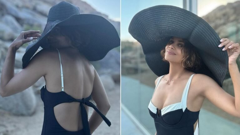 Halle Berry stuns with swimsuit photos while on desert vacation