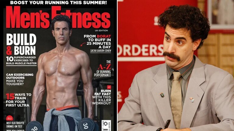 Sacha Baron Cohen’s ripped new look for Marvel role has fans doing a double take