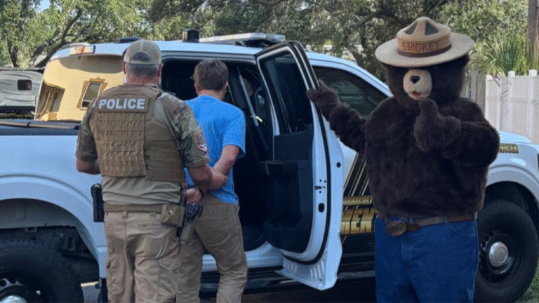 Smokey the Bear arrests man for allegedly stealing his signs in Florida to sell on Facebook: 'Dumb criminals'