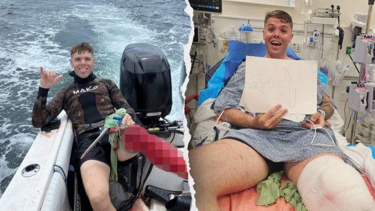 'Sharks won’t do anything to you': Florida spearfisherman attacked by shark minutes after reassuring family