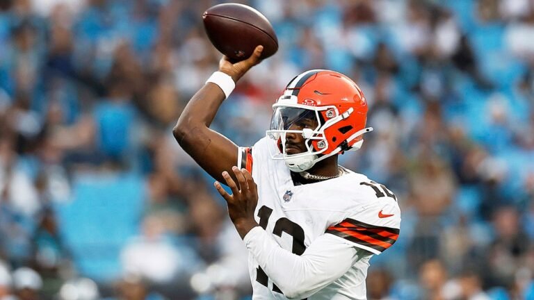 Browns' Shedeur Sanders set to play in final preseason game in return from injury, coach says