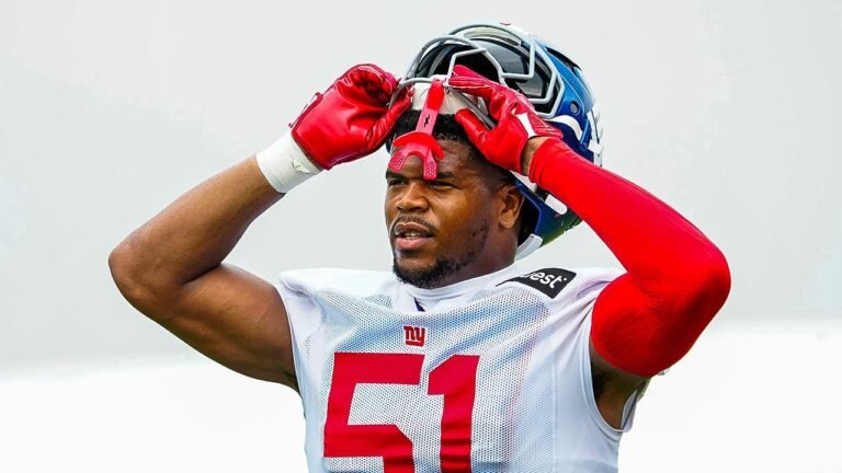 Giants rookie Abdul Carter says Jets knocking him down will be team's 'only highlight' this season