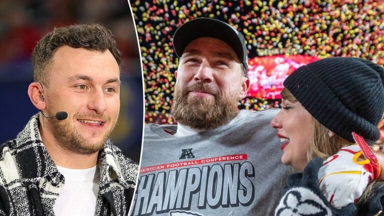Johnny Manziel says Travis Kelce 'special person' for having Taylor Swift on podcast: 'Guy is true one of one'