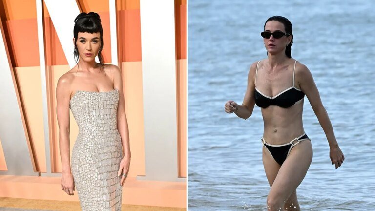 Katy Perry turns heads in bikini on Miami Beach, days before testifying in $15M mansion trial