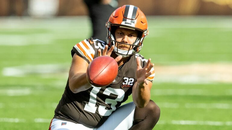 Wife of Browns punter Corey Bojorquez reveals unlikely choice for daughter’s emergency school contact
