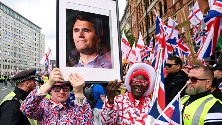 Charlie Kirk honored as 'generation's greatest' at massive London rally where Musk condemns left