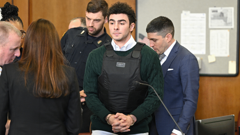 Luigi Mangione faces judge as police warn business leaders of rising assassination risks