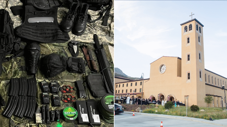 Man drove across country with weapons, made threats after targeting Catholic monastery, officials say