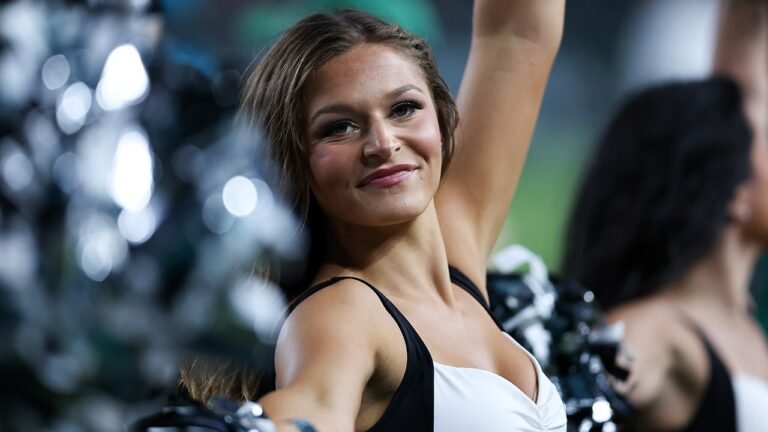 Philadelphia Eagles cheerleaders during the 2025 season