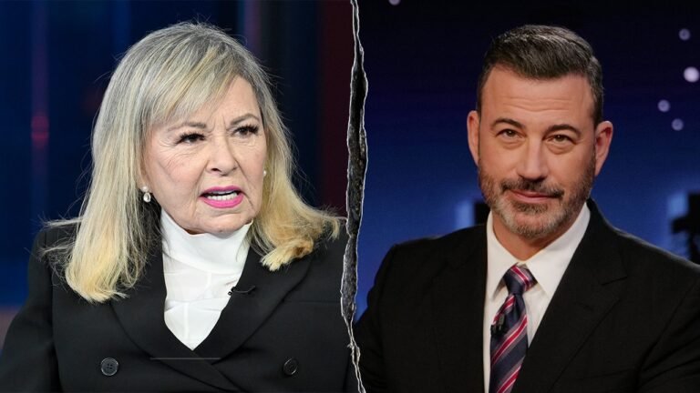 Roseanne Barr blasts ‘double standard’ as Jimmy Kimmel returns to late-night show after suspension