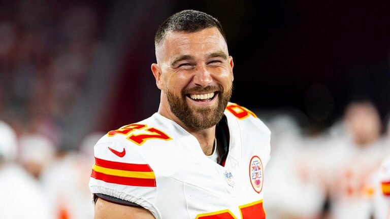 Travis Kelce speaks publicly for the 1st time since announcing engagement to Taylor Swift