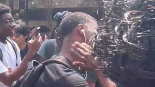 Video captures man acting out Charlie Kirk's assassination at Texas State vigil; Abbott calls for expulsion