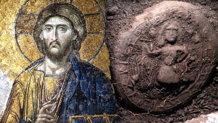 Extraordinary 1,200-year-old bread bearing Jesus Christ's image unearthed by archaeologists
