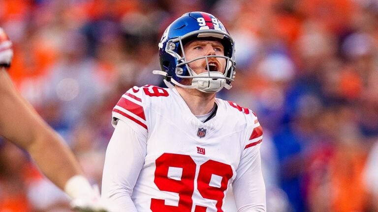 Giants release kicker Jude McAtamney after game-changing extra point miss with seconds left