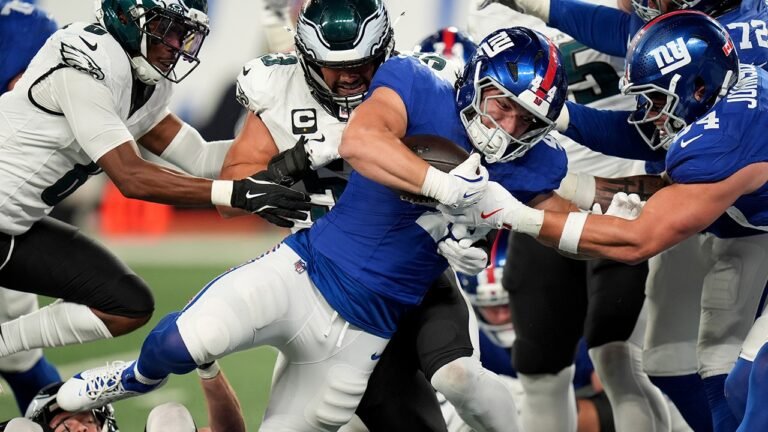 Mom of Giants’ Cam Skattebo says young NFL star would ‘run into telephone poles’ in resurfaced interview