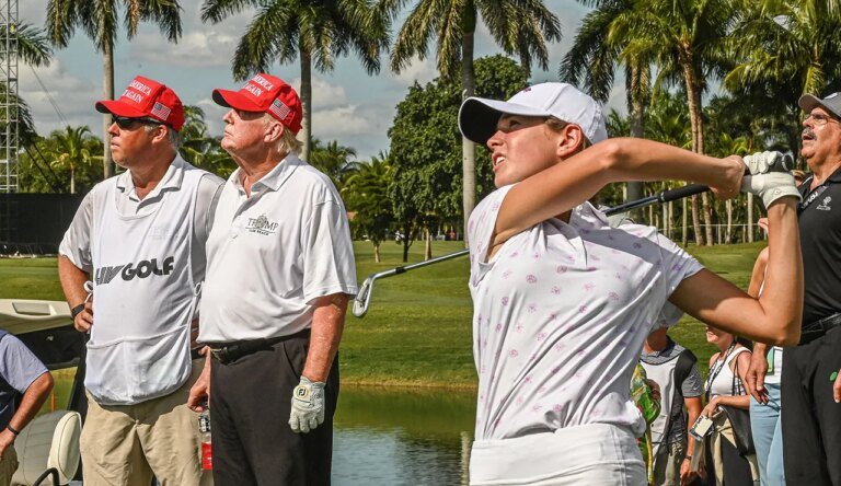 Trump's granddaughter Kai downplays unusual nature of golfing with the President: 'It's nothing new'