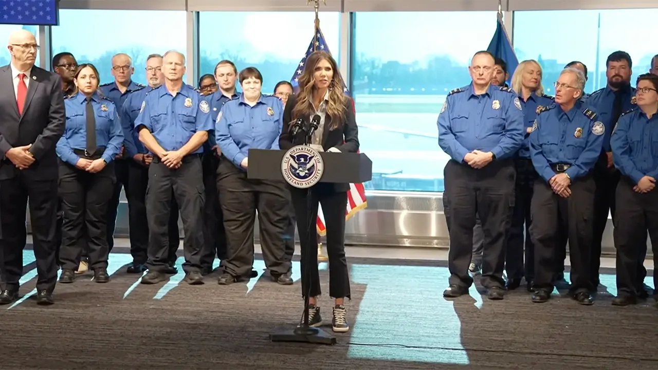 Kristi Noem unveils $1B TSA modernization plan, awards $10K bonuses to workers who served during shutdown