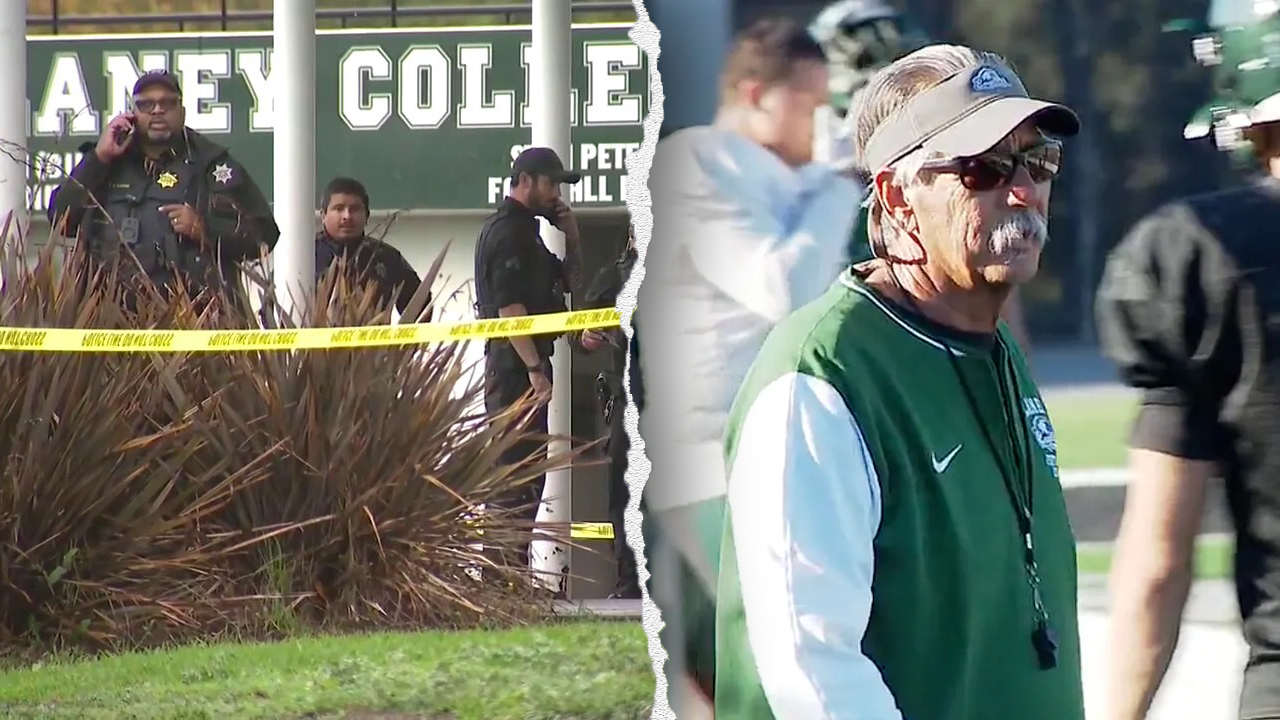 Legendary football coach featured on Netflix killed at California college, former football player arrested