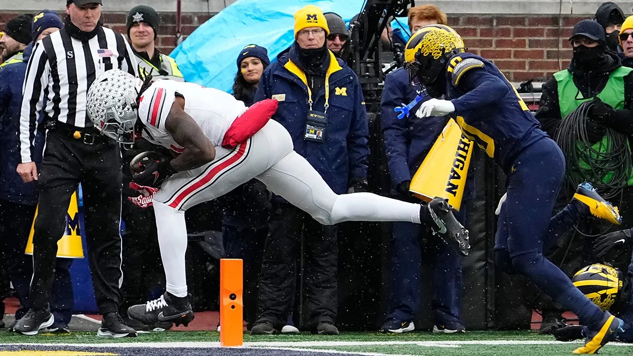 Ohio State's controversial touchdown in win vs. Michigan causes stir on social media