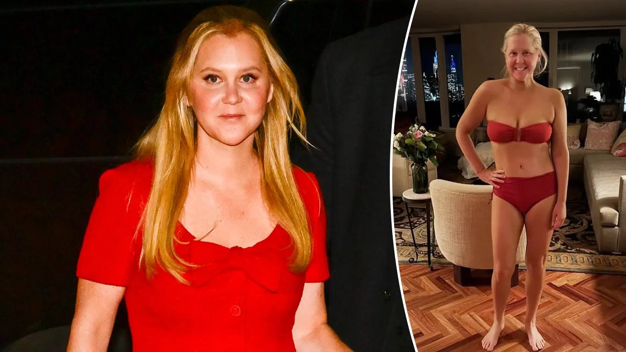 Amy Schumer slips on bikinis to showcase her weight loss transformation, details her 2026 resolutions