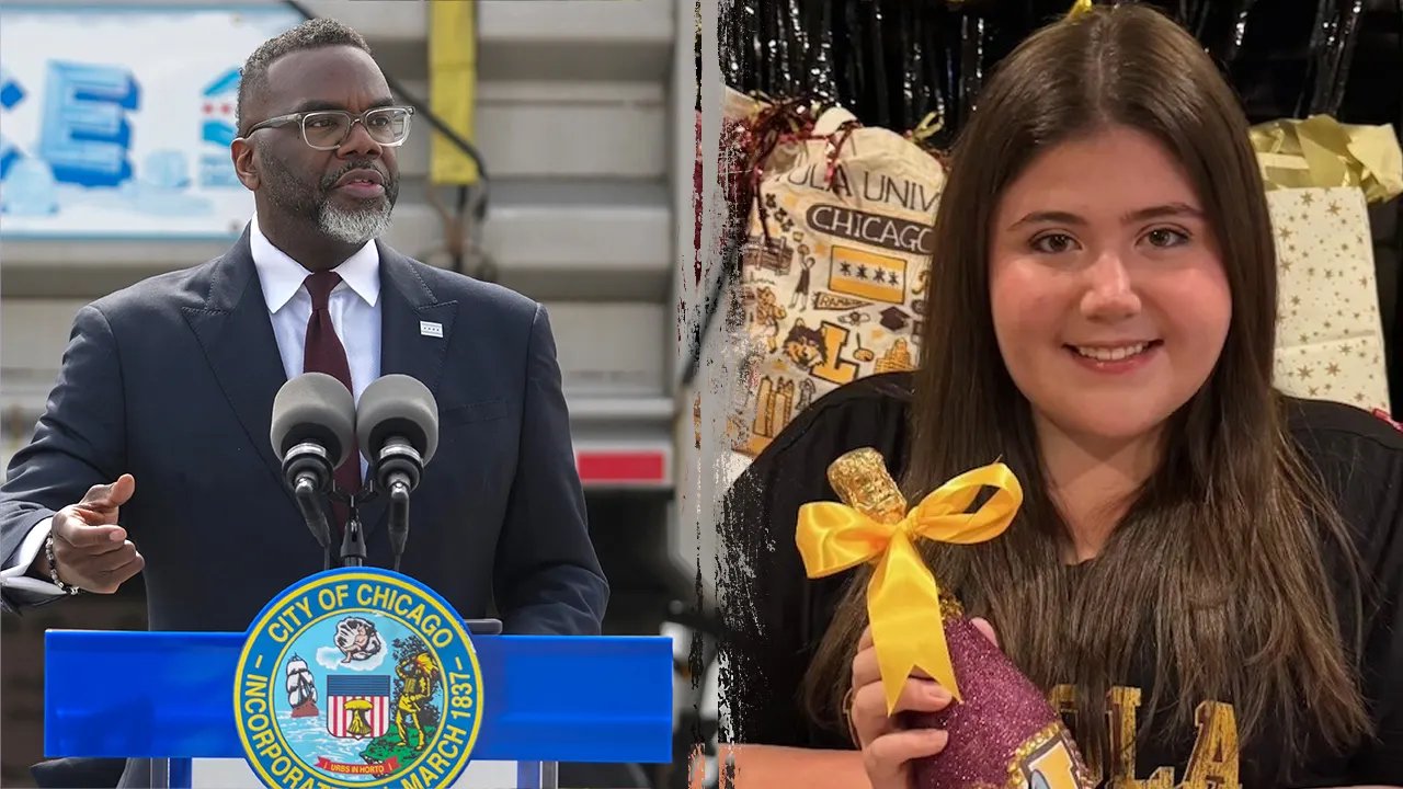 Chicago’s Brandon Johnson blasts 'assaults against immigrants' as slain Sheridan Gorman is laid to rest