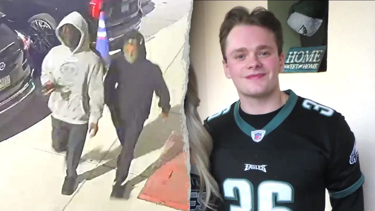 WATCH: Philadelphia police release new video of two suspects in Penn State student's fatal robbery