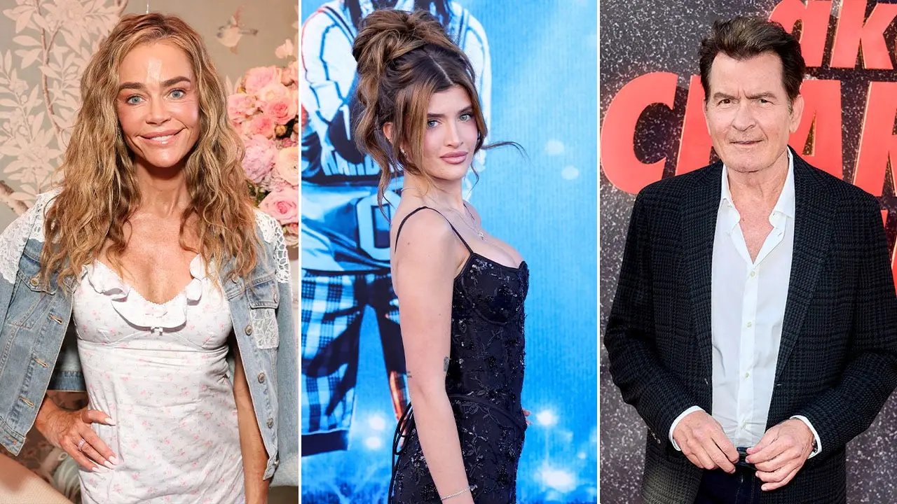 Denise Richards says Sami 'stands up' to dad Charlie Sheen and that he needs it