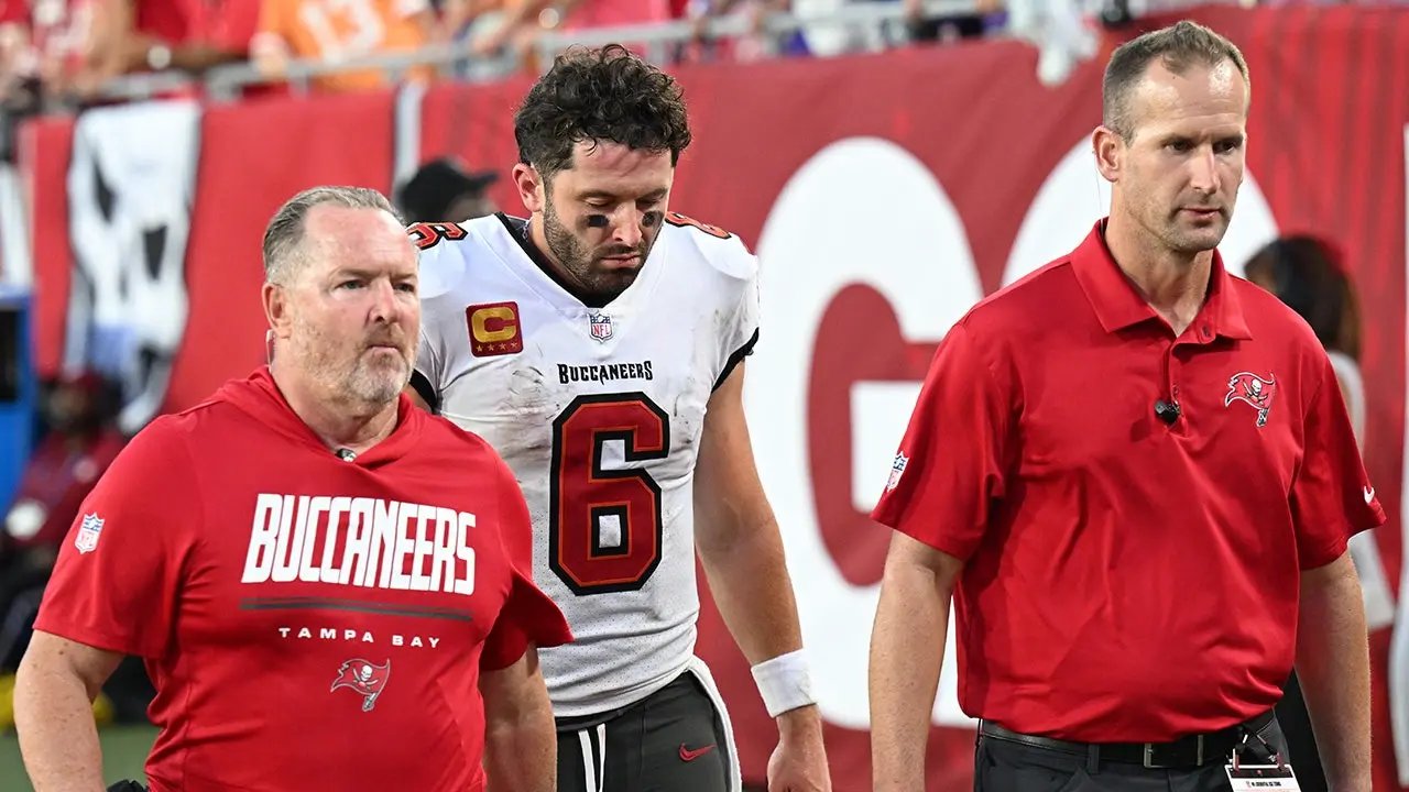 Bucs provide Baker Mayfield injury update as team set to play undrafted rookie at quarterback