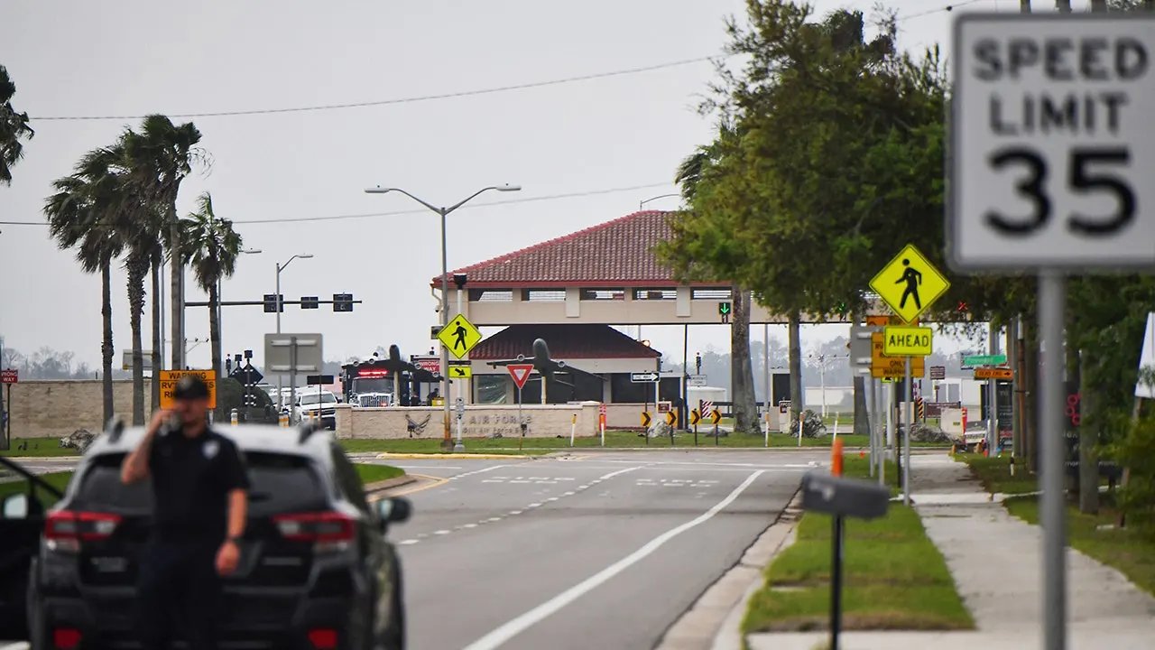 Civilian detained after 'violently engaging' security personnel at Florida Air Force base: report