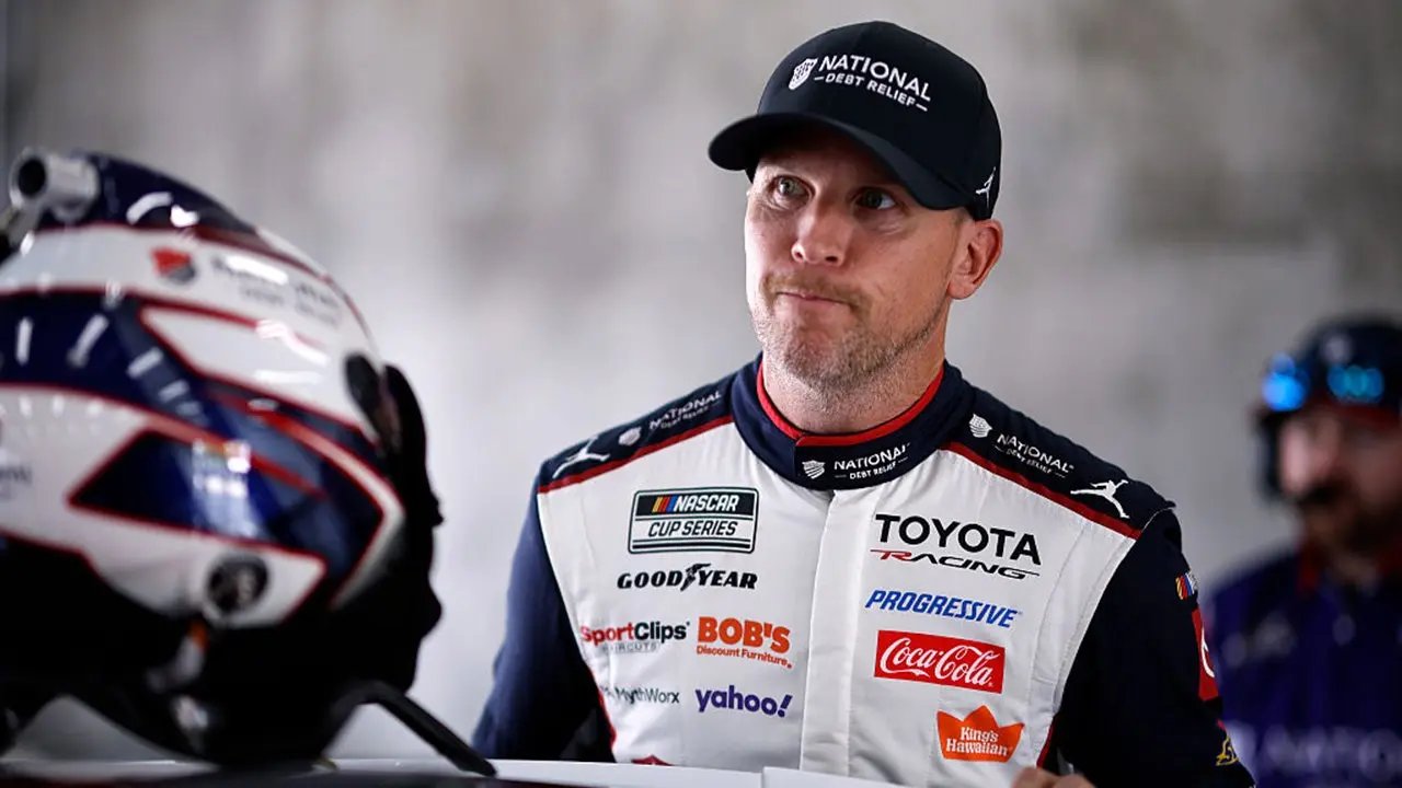 Denny Hamlin says forward-facing sonar in professional bass fishing has gone 'a little overboard'