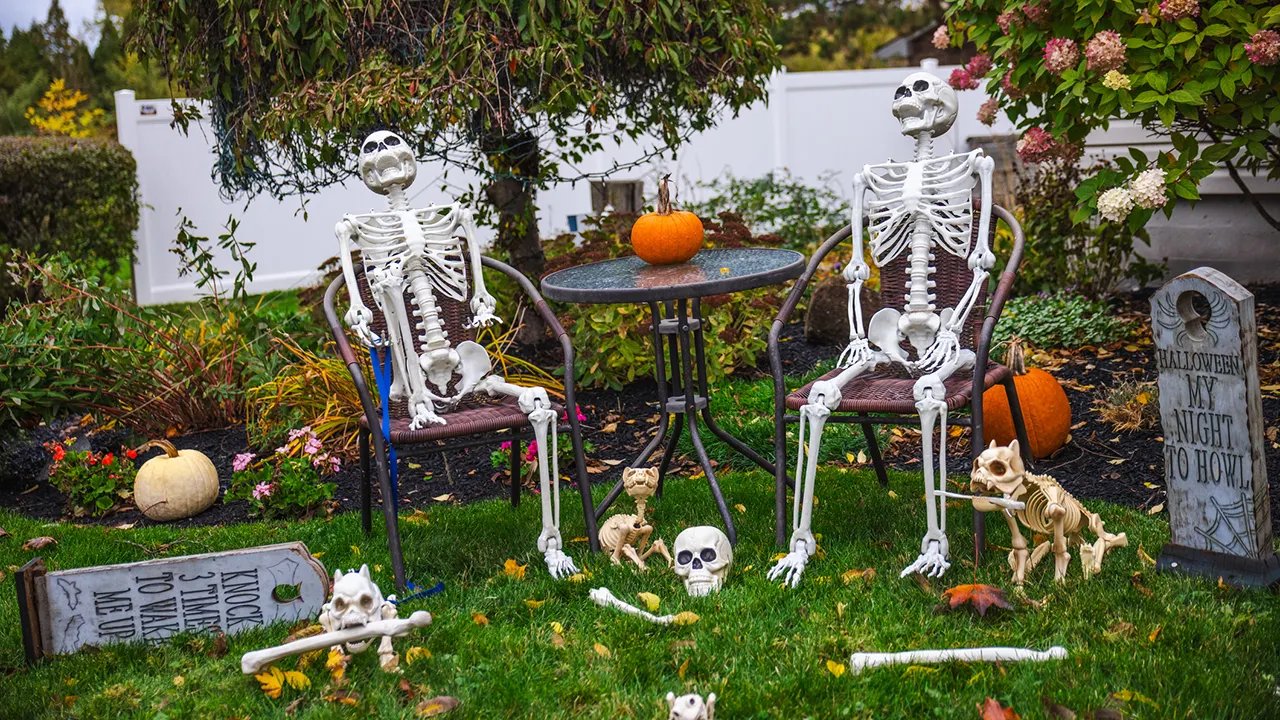 Get your yard Halloween-ready with inflatables, skeletons and more, starting at $14