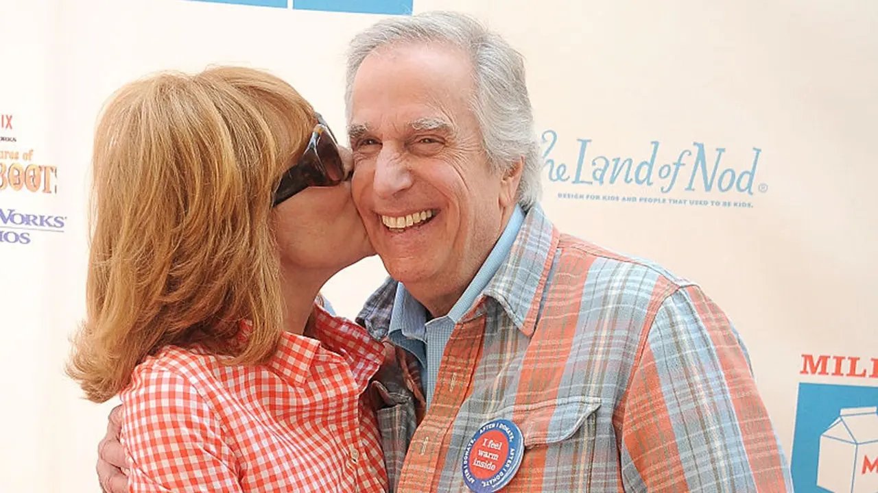 Henry Winkler's wife says the actor tends to exaggerate about the size of his … fish