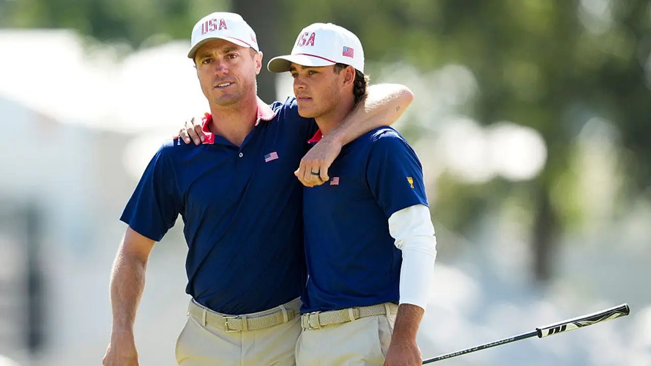 Justin Thomas jokes that Jackson Koivun 'blacked out' at Presidents Cup while praising newest American star
