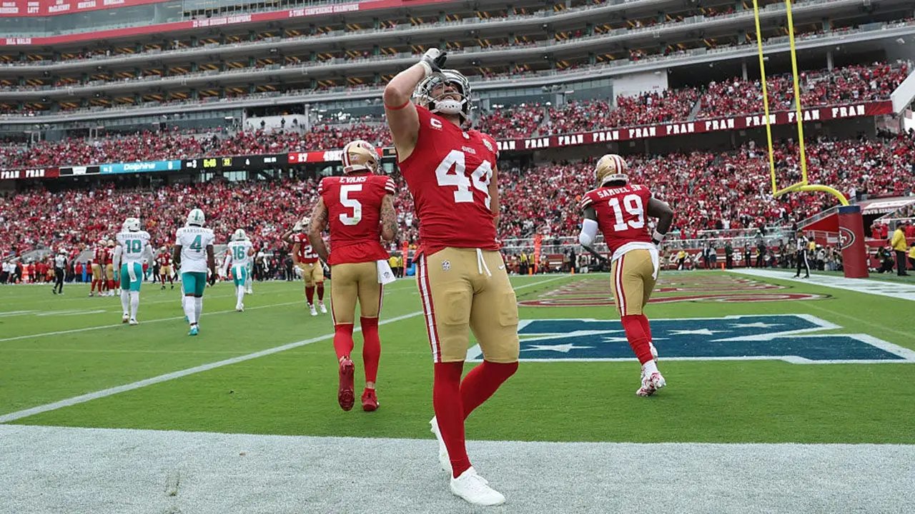 Kyle Juszczyk responds to beer fine by explaining in detail his celebration is about his nickname – Juice