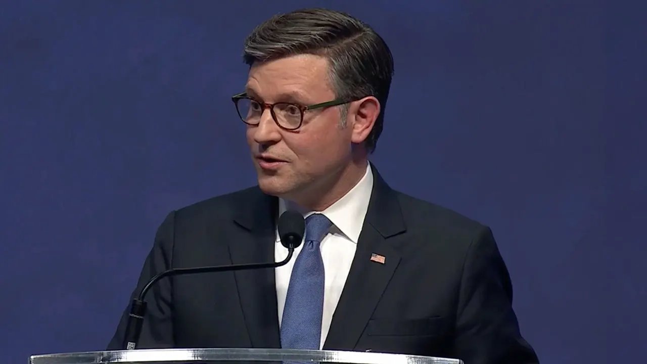 Mike Johnson rejects AI moratorium over China threat as conservative activist demands guardrails