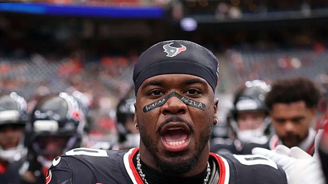 NFL told Azeez Al-Shaair he'd be pulled from Texans game over pro-Palestinian eyeblack message