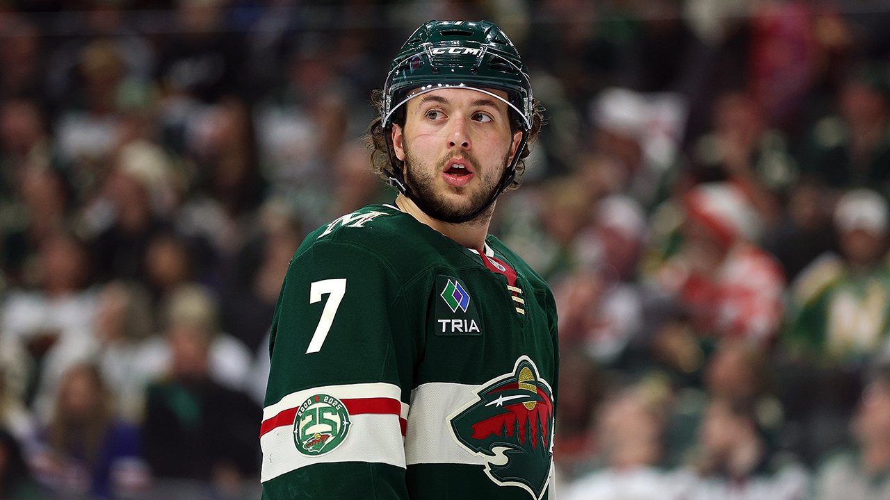 NHL defenseman Brock Faber out indefinitely after suffering skull fracture from shot to head