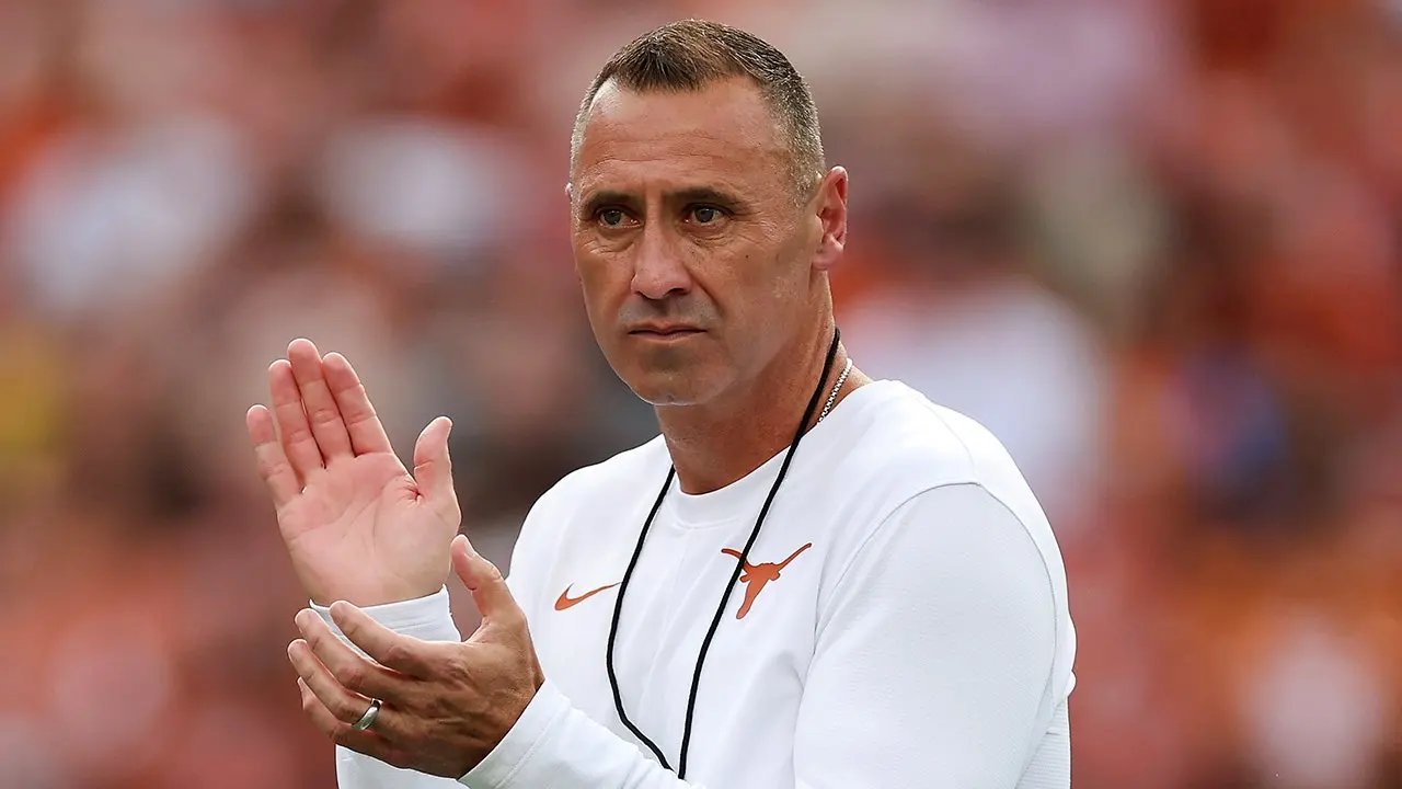 Texas' Steve Sarkisan's first interview with Holly Rowe goes off without a hitch after viral postgame incident