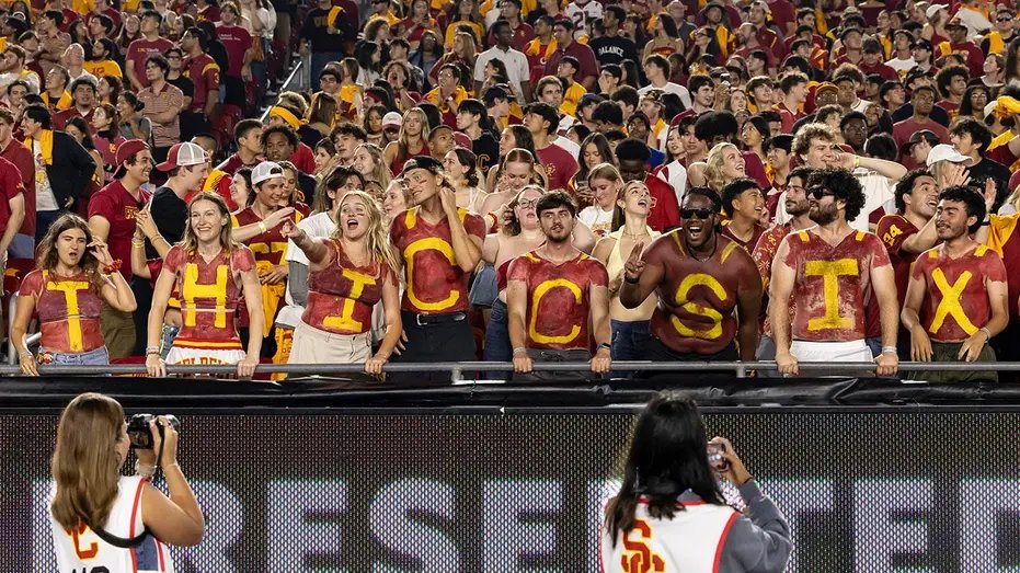 USC fans trade punches with one another in the stands because winning sometimes isn't enough