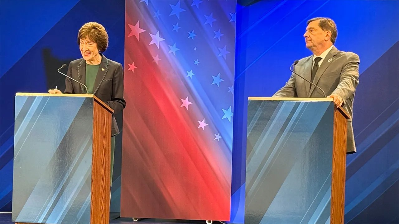 'Oh, shut up!': Democrat snaps at Collins after heckler drives Maine Senate debate off the rails
