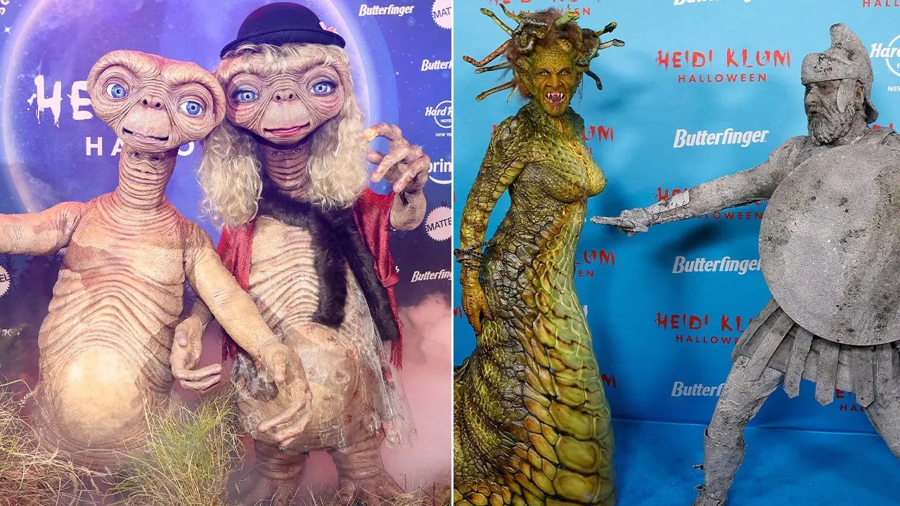 Heidi Klum leads celebs with over-the-top couples' Halloween costumes through the years