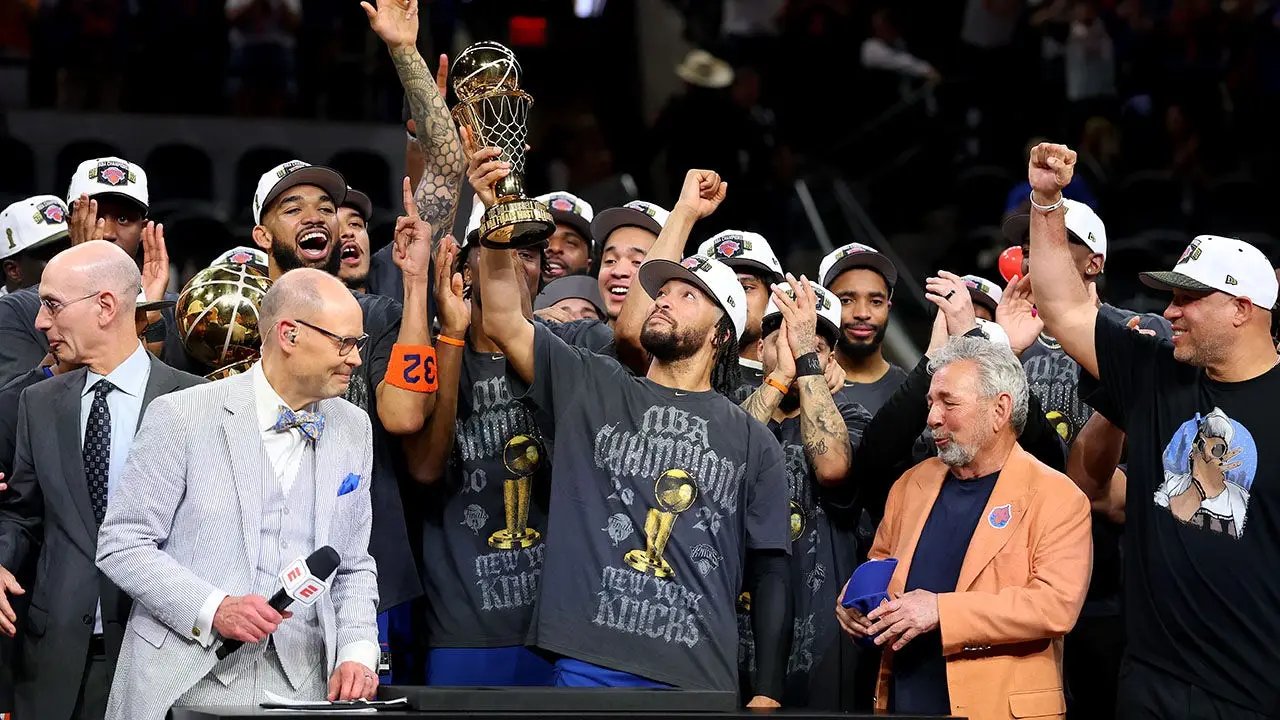 Knicks superfans name their newborn 'Knickson Fyve' to honor historic NBA championship run