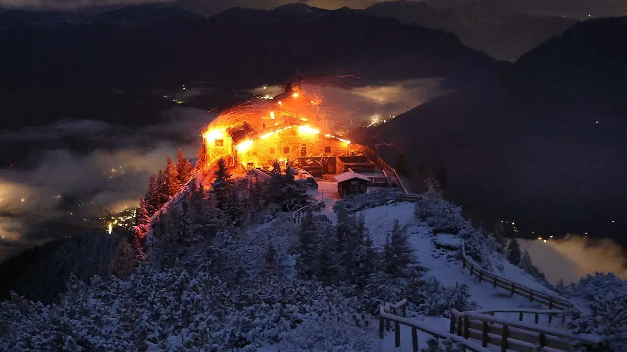 Man arrested after fire engulfs Hitler’s Eagle’s Nest mountain retreat in the Bavarian Alps