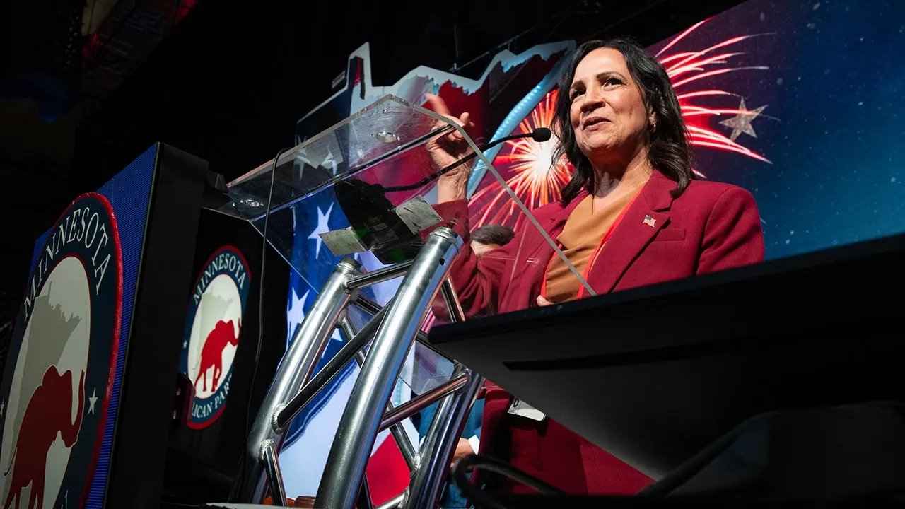 Minnesota GOP chair blasts progressive group over KKK-themed sign shown during Black House speaker's remarks